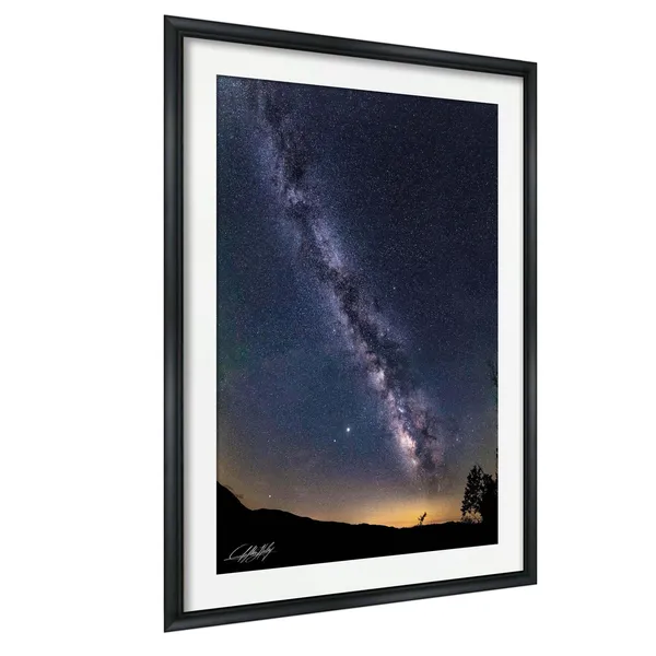 Milky Way Smoky Mountains Night Sky Travel Poster