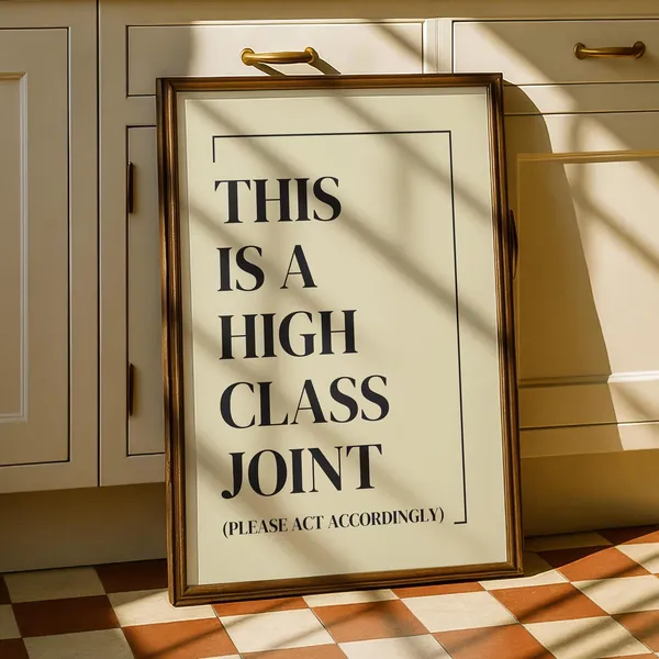 Sarcastic Humor Quote Print, Funny Typography Poster