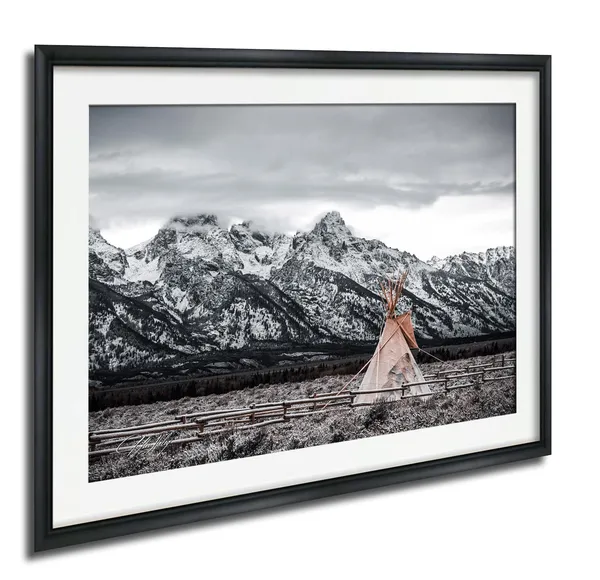 Grand Teton Teepee Scenic Rocky Mountains Art Print