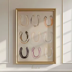 Horseshoes Western Wall Art, Southwestern Lucky You Poster