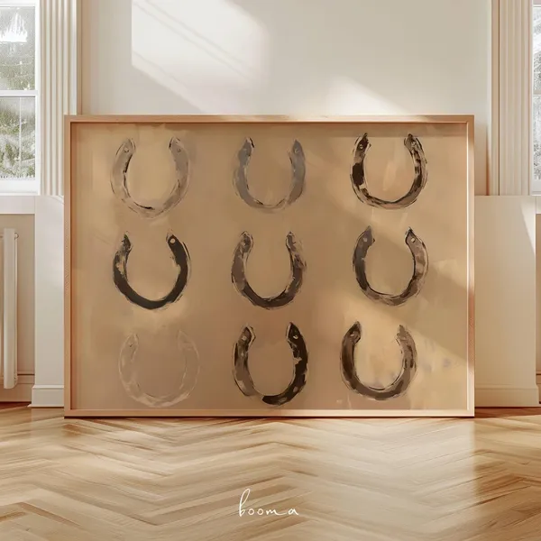 Horseshoes Western Wall Art, Lucky You Poster