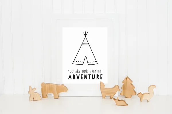 You Are Our Greatest Adventure Tribal Nursery Art Print