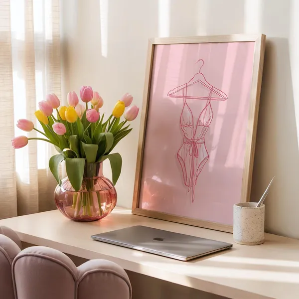 Dressing Room Feel-Good Quote Art Print