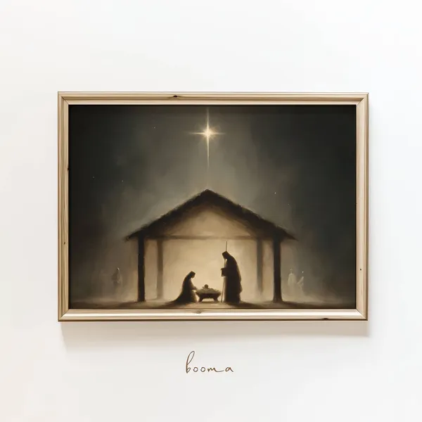 Christmas Nativity Manger Baby Jesus Poster