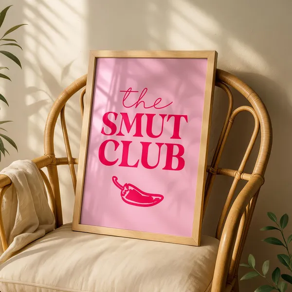 Smut Club Quotes About Books Poster Print