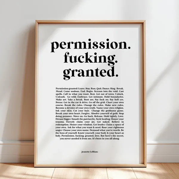 Female Empowerment Motivational Poster, Feminist