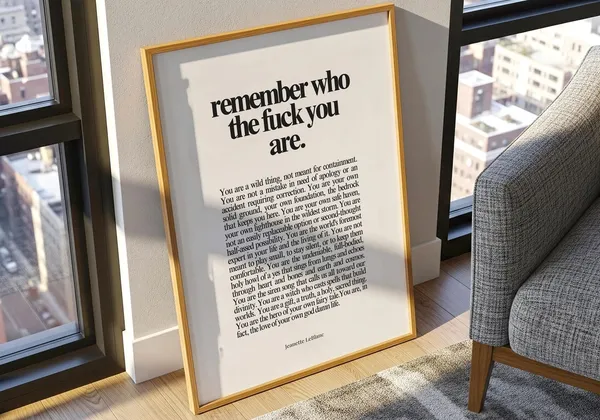 Daily Affirmations Self Trust Reminder Poster