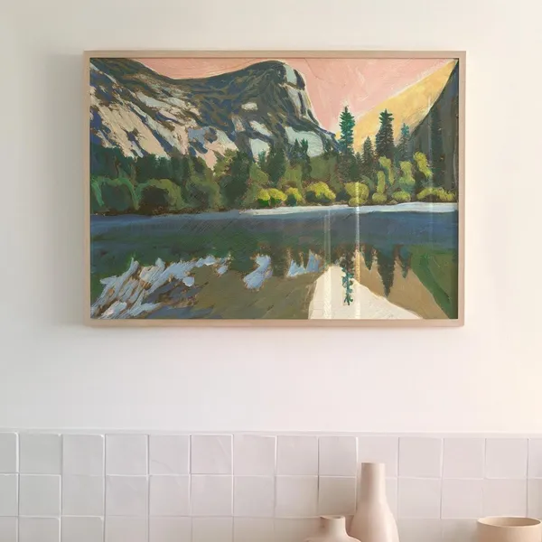 Yosemite Midcentury Modern California Travel Poster