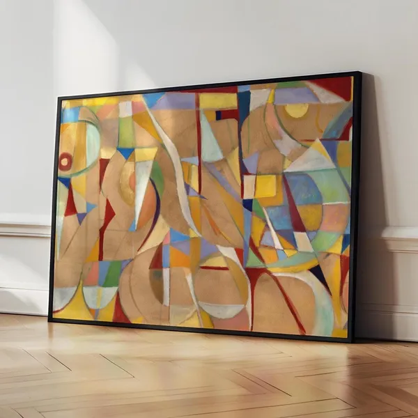Guest Artist Mid-Century Modern Abstract Art Print