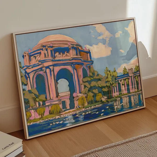 Palace of Fine Arts San Francisco Travel Poster