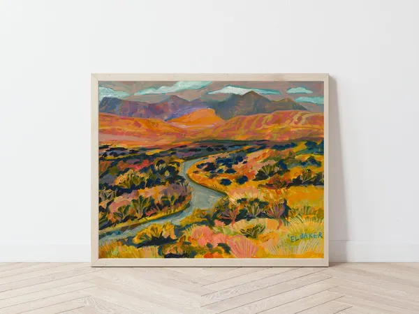 Big Bend National Park Vintage Western Travel Poster