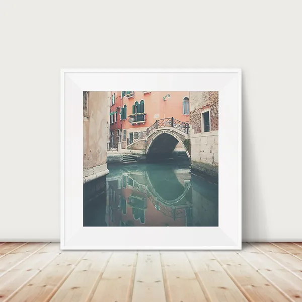 Venice Bridge Photograph, European Travel Art Print