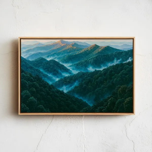 Great Smoky Mountains National Park Vintage Travel Poster
