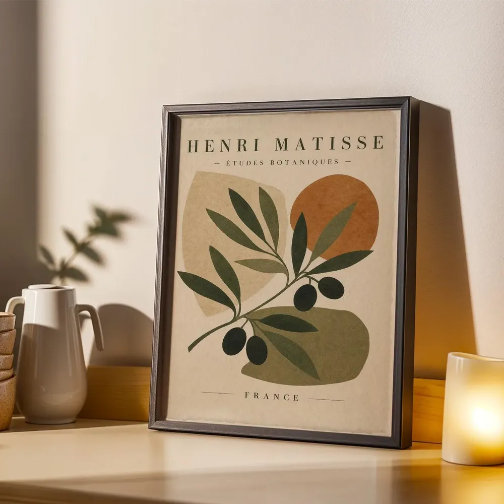 Henri Matisse Etudes Botaniques Olive Branch French Art Poster - Image 4