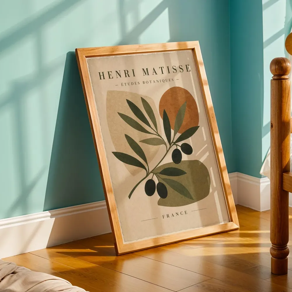 Henri Matisse Etudes Botaniques Olive Branch French Art Poster - Image 2