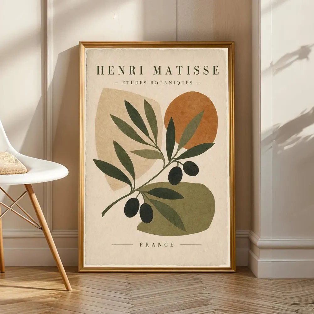 Henri Matisse Etudes Botaniques Olive Branch French Art Poster - Image 6