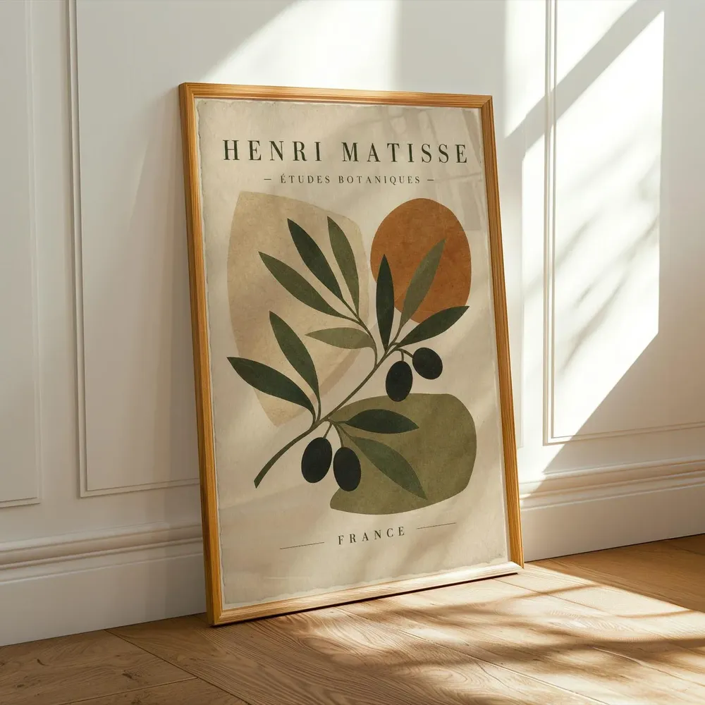 Henri Matisse Etudes Botaniques Olive Branch French Art Poster - Image 5