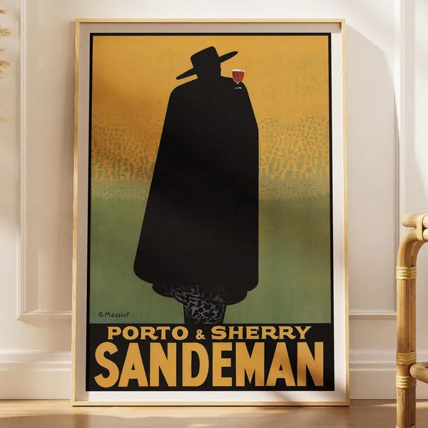 Vintage Wine Advertising, Portuguese Port Poster Print