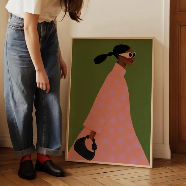 Fashion Woman Art Print
