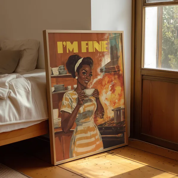 Im Fine Quirky Kitchen Art for Break Rooms