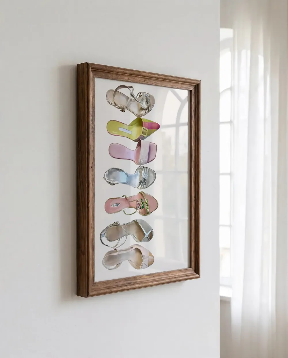 Pastel High Heel Shoe Collection Y2K Fashion Closet Dream Poster