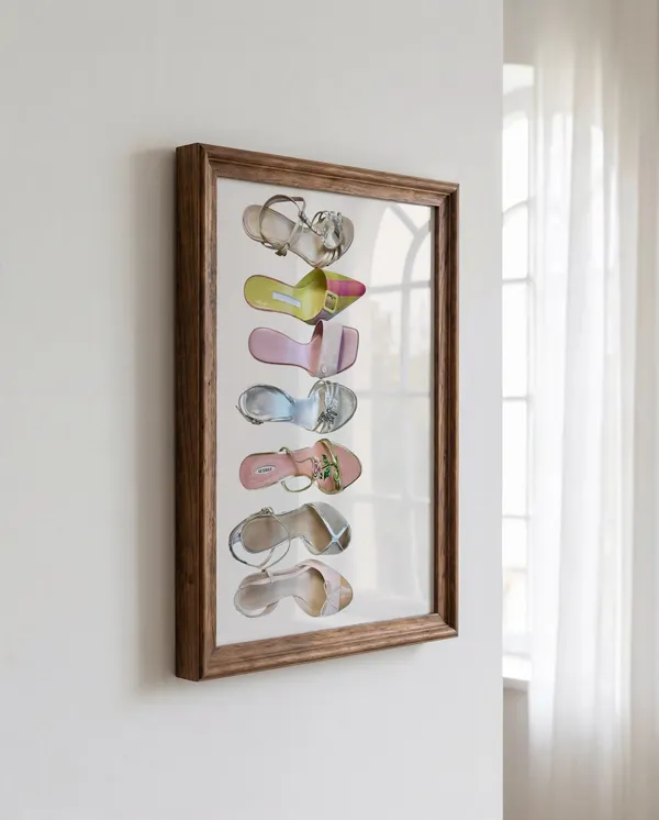 Pastel High Heel Shoe Collection Y2K Fashion Closet Dream Poster